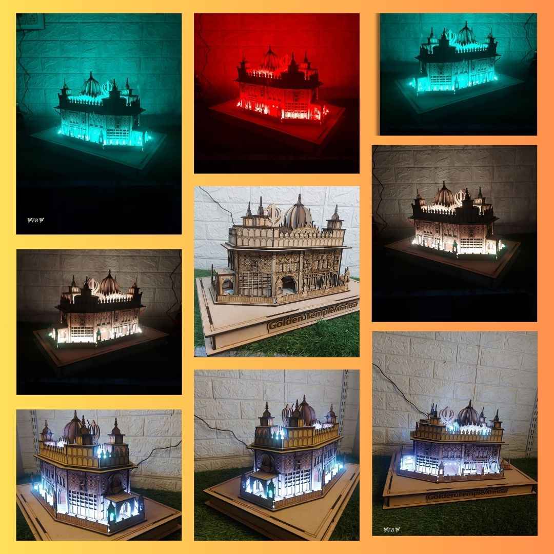 Golden Temple 3d Replica
