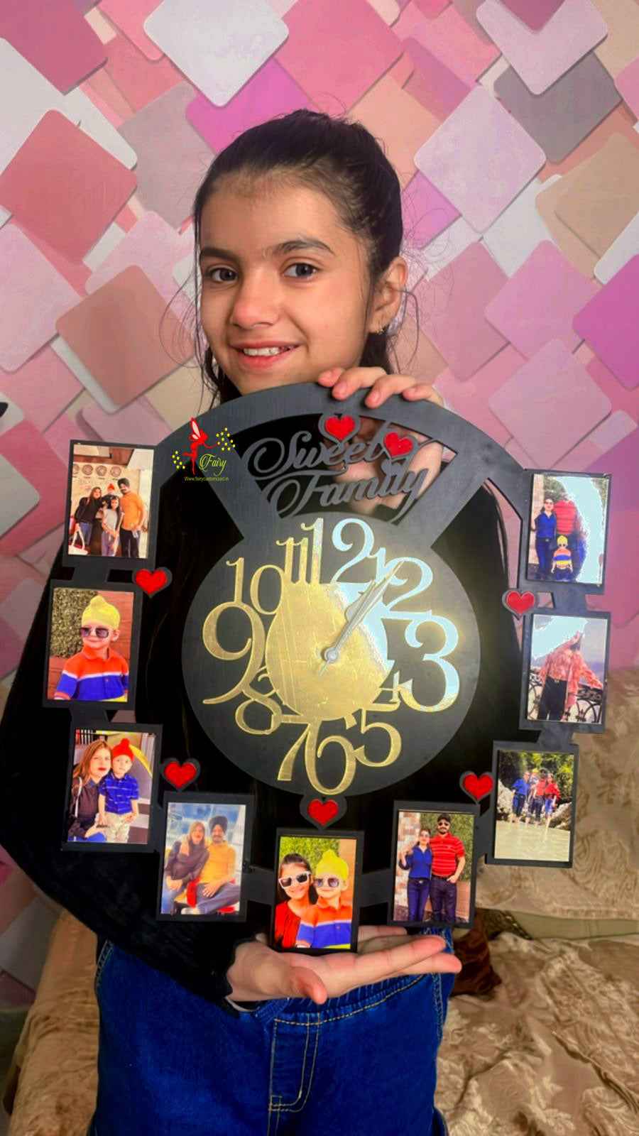 Soulmates Special Photo Wall Clock - Personalized Gift for Couples
