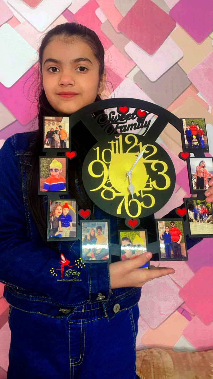 Soulmates Special Photo Wall Clock - Personalized Gift for Couples