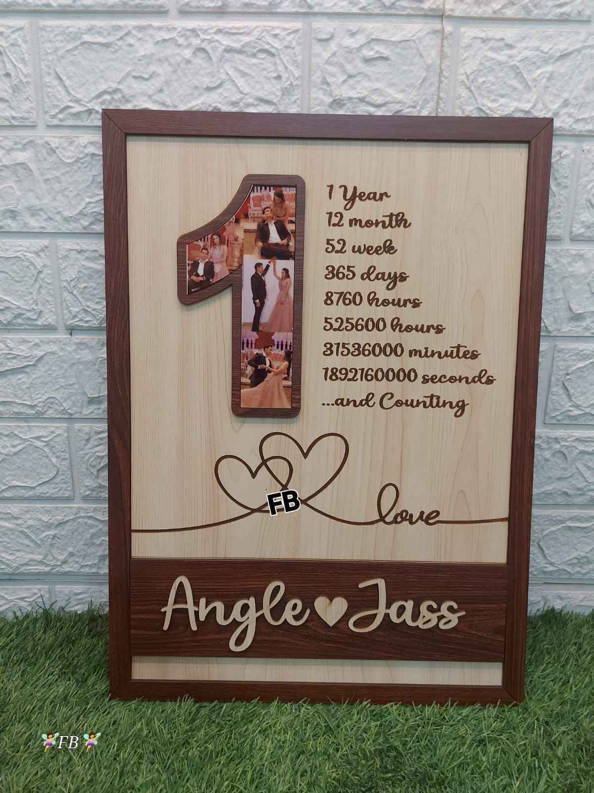 Custom Number Photo Wall Collage Canvas Wall Art Decor