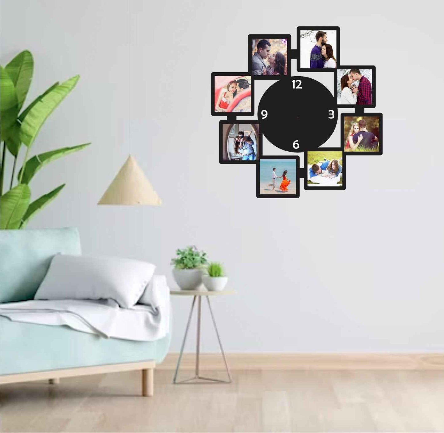 Custom Clock - Personalized Wall Clock for Home and Office Decor