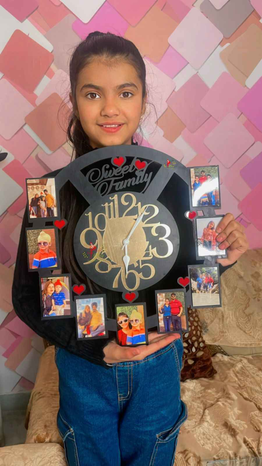 Soulmates Special Photo Wall Clock - Personalized Gift for Couples