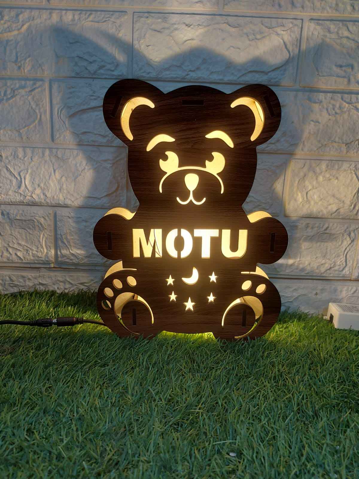 Personalized Panda Lamp - Unique Customizable Fairy Gift for Kids and Adults