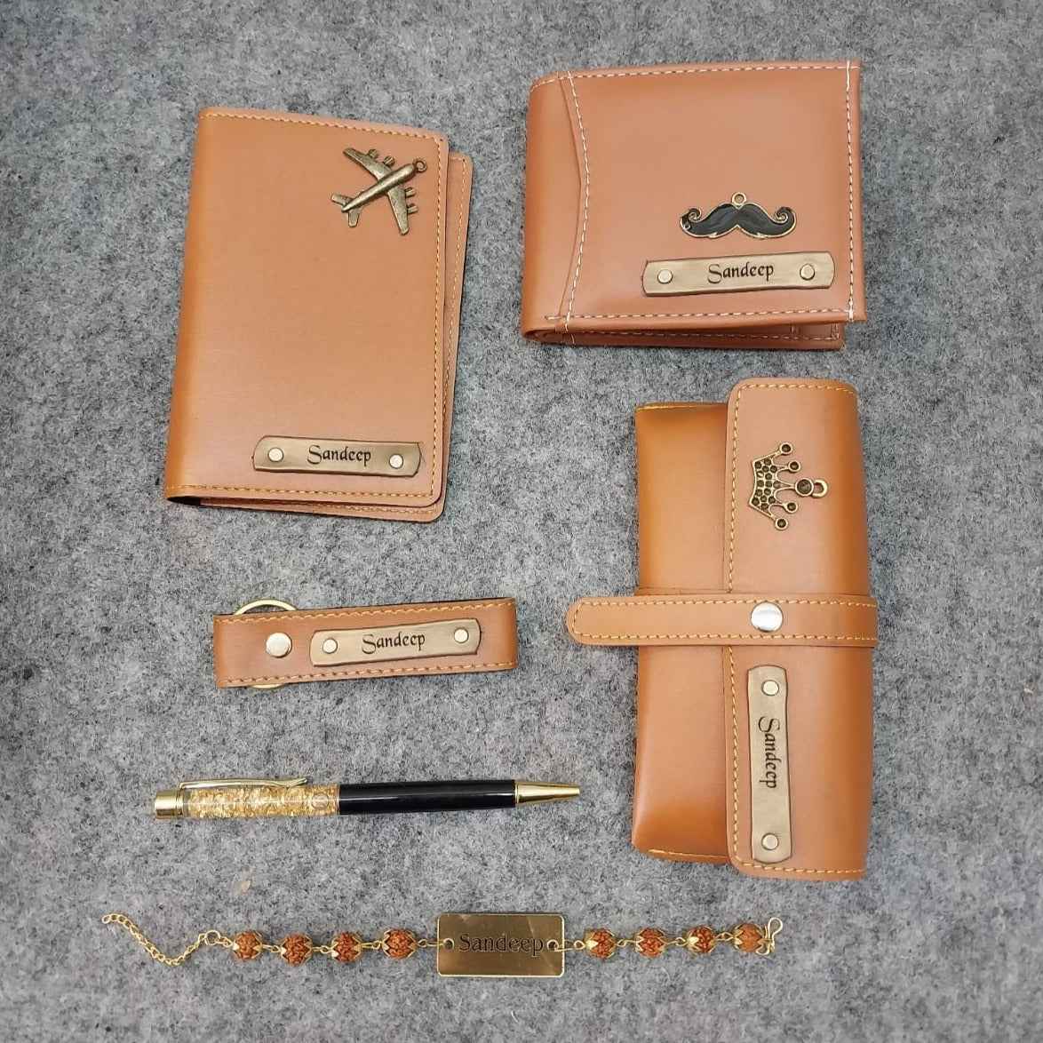 Men's Combo with Pen Rudraksh Rakhi