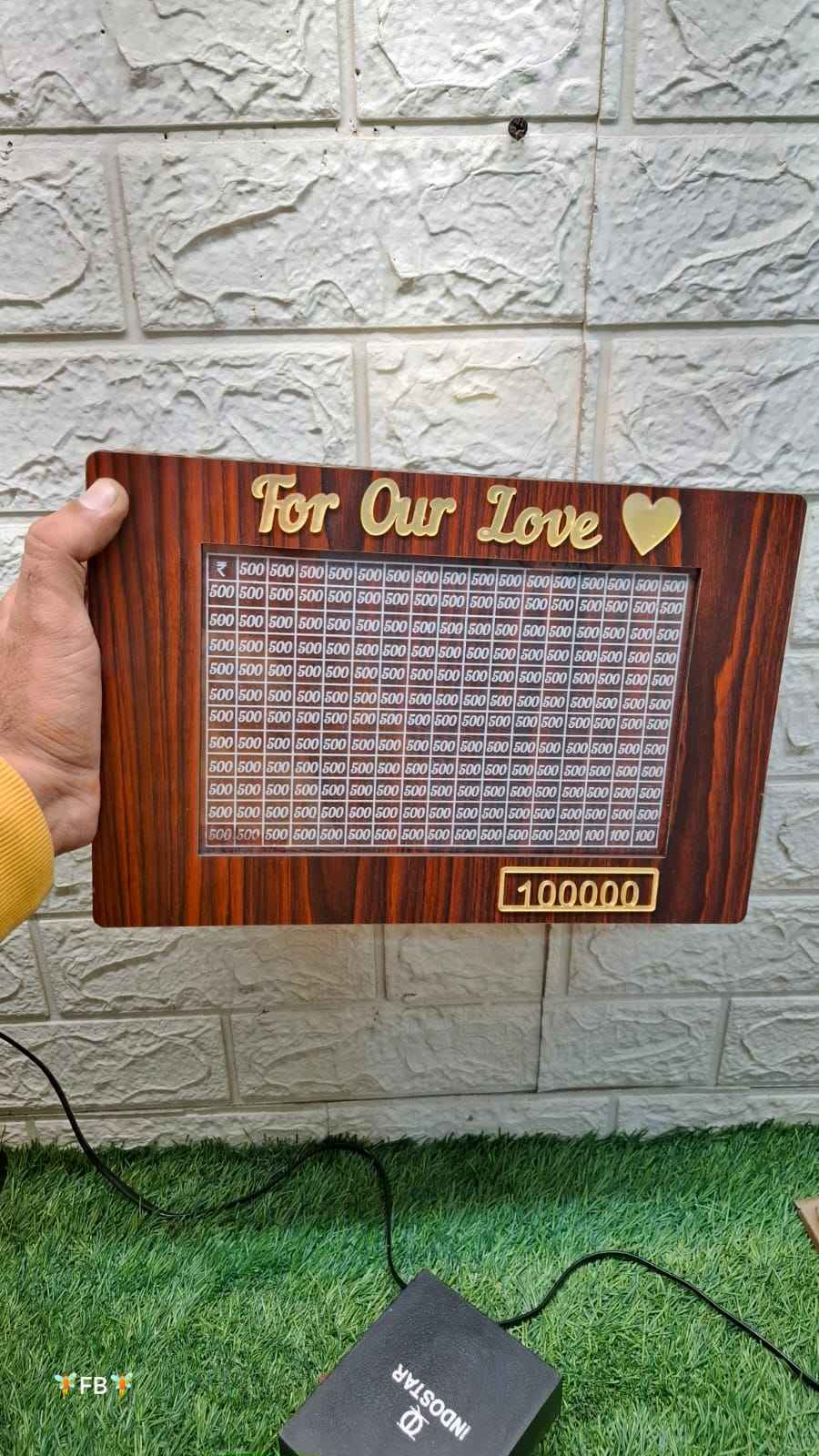 Unique MDF Piggy Bank with Customized Photo