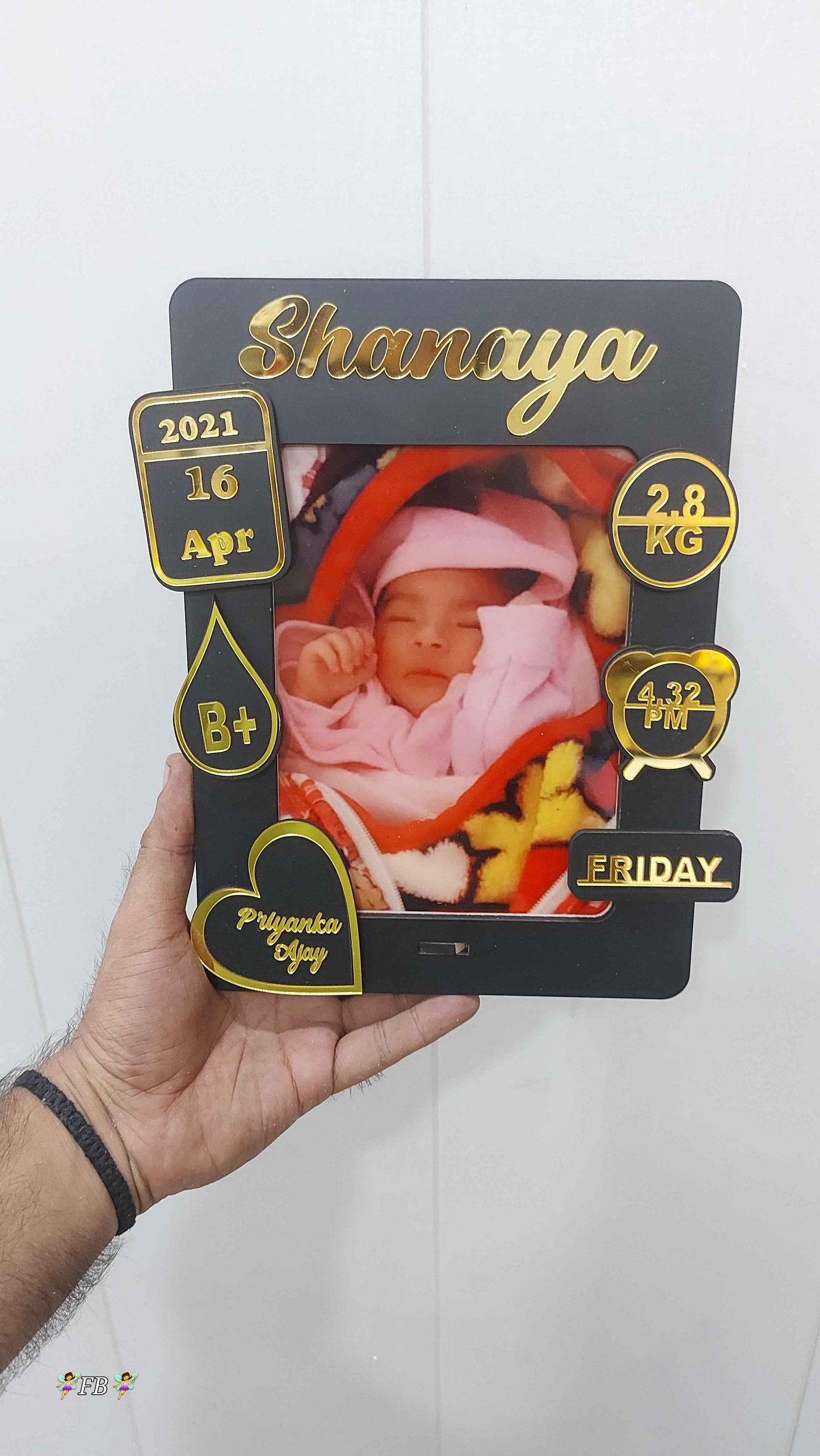 Newborn Baby Photo Frame for Cherished Memories