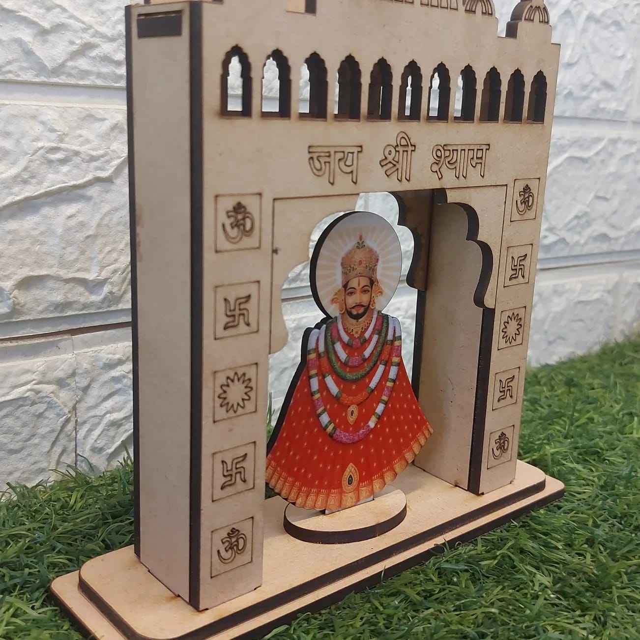 Sri Khatu Shyam Ji Wooden Toran Dwar